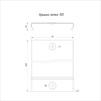 Крышка лотка HDZ 150х3000 (6 м/уп) | код PR16.1196 | Промрукав