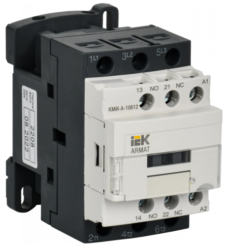 ARMAT Контактор КМИ-А-10612 LC1D 6А 110В/АС3 1НО/1НЗ IEK | код AR-ACC-11-006-110-11 | IEK