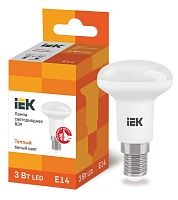Лампа светодиодная ECO R39 рефлектор 3Вт 230В 3000К E14 | код. LLE-R39-3-230-30-E14 | IEK