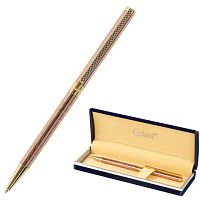 Ручка подарочная шариковая GALANT ASTRON GOLD , корпус розовое золото, детали золотистые, узел 0,7 мм, синяя | код 143526 | GALANT