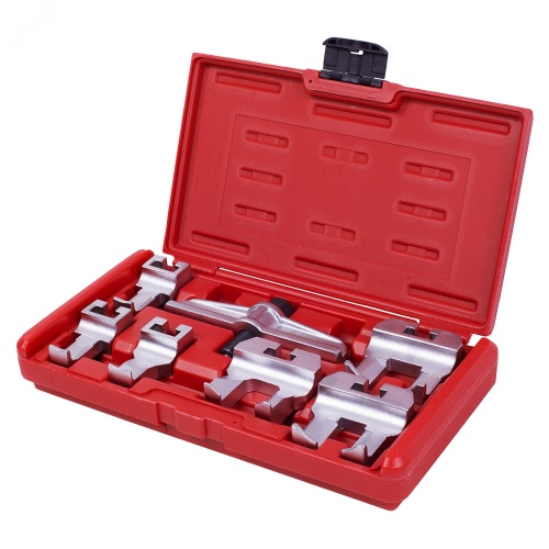 Набор съемников шкива распредвала VAG кейс 7 предметов | код 103-20007C | Мастак Набор съемников шкива распредвала VAG кейс 7 предметов | код 103-20007C | Мастак