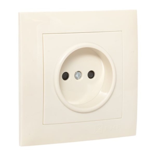 Валенсия розетка 1-местная б/з 10А кремовая с защ, штор, PROxima | код EWR10-022-20 | EKF фото 3 Валенсия розетка 1-местная б/з 10А кремовая с защ, штор, PROxima | код EWR10-022-20 | EKF фото 3