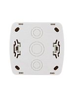 DEMET Розетка с заземлением наружная белая | код 711-0200-122 | Lezard