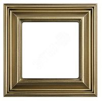 Рамка 1-местная для вертикальной и горизонтальной установки. Серия- Eco DECO. Материал- термопласт. Цвет- антик. | код EPD481AT | JUNG