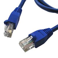Патчкорд RJ-45 UTP Cat5e RUICHI, 1 м, синий | код 77690 | Ruichi
