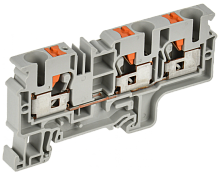 Колодка клеммная CP-MC 3 вывода 10мм2 серая IEK | код YCT22-00-3-K03-010 | IEK