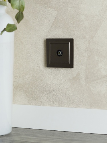 BRITE Рамка 1-местная РУ-1-БрТБ темная бронза | код BR-M12-K45 | IEK фото 2