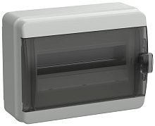 Корпус пластиковый КМПн-12 IP65 черн. прозр. дверь TEKFOR | код TF5-KP72-N-12-65-K03-K02 | IEK