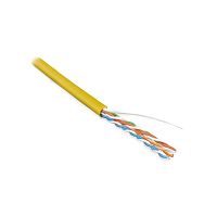 Кабель LANMASTER патч-кордовый UTP, 4x2, кат 5E, 350Mhz, LSZH, желтый, 305 м | код LAN-5EUTP-PT-LSZH-YL | LANMASTER