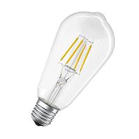 Лампа светодиодная SMART+ Filament Edison Dimmable 60 6Вт/2700К E27 | код 4058075208575 | LEDVANCE