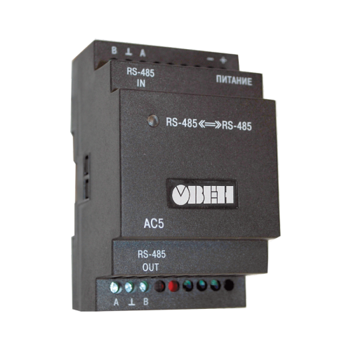 Повторитель сигналов интерфейса RS-485 АС5 | код 30626 | ОВЕН