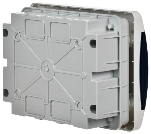 UNION Compact Корпус пластиковый ЩРВ-П-8 IP41 черная прозрачная дверь IEK | код UIC-KP12-V-08-41-K01 | IEK фото 3