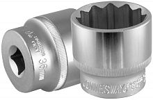 S04H4936 Головка торцевая 12-гранная 1/2DR, 36 мм | код S04H4936 | JONNESWAY