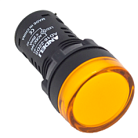 Световой индикатор AD16-22DS(LED)матрица d22мм желтый 24В AC/DC (ANDELI) | код ADL10-134 | ANDELI
