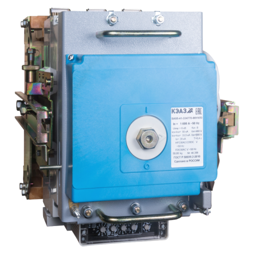 Выключатель автоматический ВА55-41-331870-250А-690AC-НР230AC/220DC-ПЭ230AC-УХЛ3-КЭАЗ | код 275699 | КЭАЗ