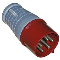 Вилка силовая переносная 025 RUICHI 3Р+Е+N, 380 В, 32 А, IP44 | код 64225 | Ruichi