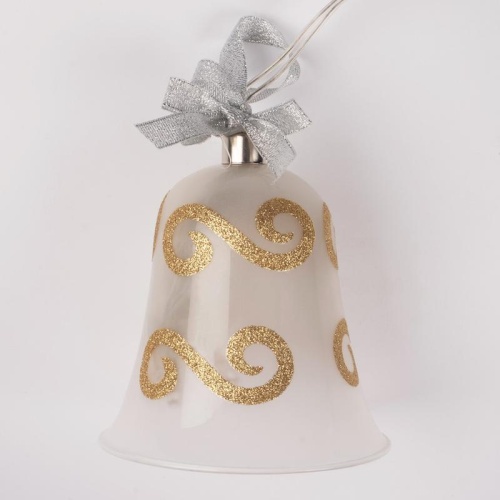 Игрушка на елку "Светящийся шар" LBLFS1-10B-2 10см на батарейках 2АА бел. (упак.24 шт) SHLights 4610003329525 фото 3