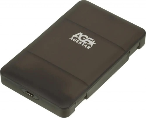 Внешний корпус для HDD/SSD AgeStar 31UBCP3C SATA USB3.1 пластик черный 2.5 | код 391084 | AgeStar