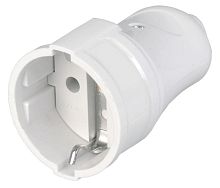 Розетка разборная прямая 2P+PE 16А 250В с заземлением, белый, ERP10-16-01-K01 | код. ERP10-16-01-K01 | IEK