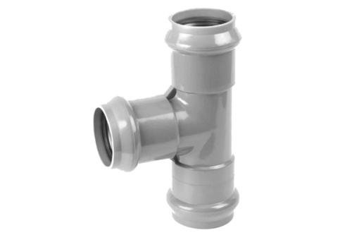 Тройник раструбный 160x160 мм. 90 градусов | код 2181121 | Хемкор