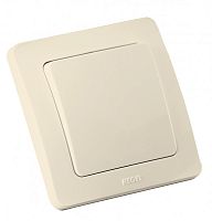 Переключатель одноклавишный скрытый слоновая кость 10А | код ВС10-361-01 | HEGEL