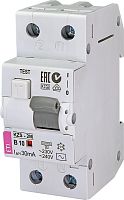 Диффер. автоматический выключатель KZS-2M B 10/0,03 тип AC (10kA) | код 002173102 | ETI