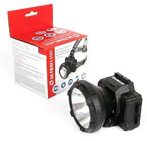 Фонарь налобный аккумуляторный LED 5364 (220В LED 2 режима; черн.) Ultraflash 11258