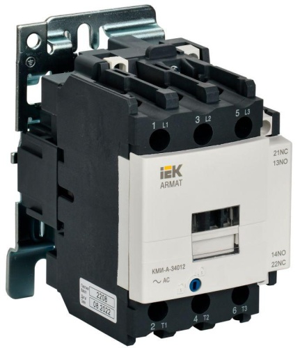 ARMAT Контактор КМИ-А-34012 LC1D 40А 230В/АС3 1НО/1НЗ | код AR-ACC-31-040-230-11 | IEK
