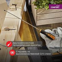 Отвертка шлицевая SL4х150 мм, двухкомпонентная рукоятка | код 12-6425 | REXANT