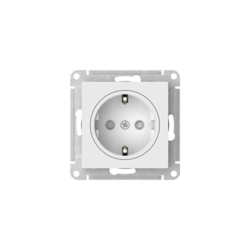 ATLASDESIGN ART РОЗЕТКА с заземлением со шторками, 16А, быстрозажимные клеммы, БЕЛЫЙ | код ATN200145S | Systeme Electric фото 4