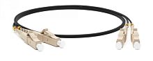 Патч-корд волоконно-оптический (шнур) MM 50/125 LC-LC 2 мм duplex LSZH 3 м черный, Hyperline FC-D2-50-LC/PR-LC/PR-H-3M-LSZH-BK | код 225289 | Hyperline