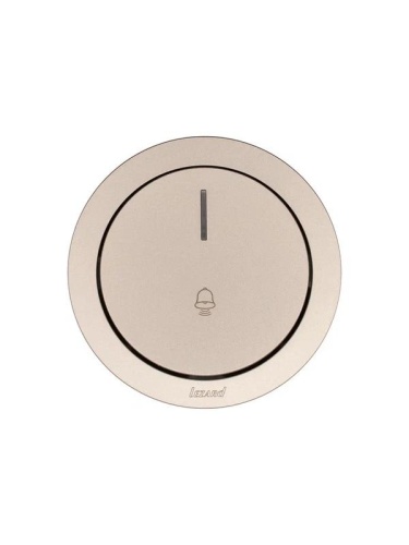 Кнопка звонка СП OSEN с подсветкой механизм титан LEZARD 743-3788-108 фото 4