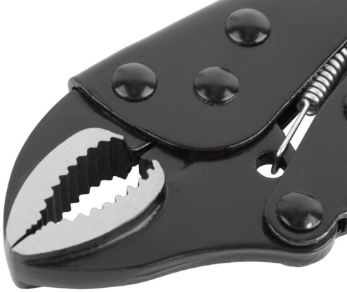 Зажим ручной с фиксатором тип WR черненый 100 мм | код 52710 | FIT фото 4 Зажим ручной с фиксатором тип WR черненый 100 мм | код 52710 | FIT фото 4