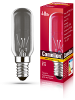Лампа накаливания MIC 40/T25/CL/E14 для вытяжек | код 12984 | Camelion
