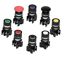 Выключатель кнопочный ВК 43-21-11130-54 УХЛ2 черный | код 180111300ВЧ000000000 | КЗЭА г.Кашин