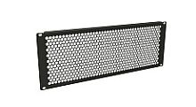 Hyperline BPD-4-RAL9005 Фальш-панель перфорированная на 4U, цвет черный (RAL 9005) | код 483500 | Hyperline