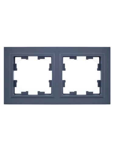 BRITE Рамка 2-местная IP44 РУ-2-БрМ-44 маренго | код BR-M22-44-K35 | IEK фото 6