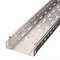 Лоток перфорированный Стандарт INOX (AISI 409) 150х100х3000 (0,7 мм) (6 м/уп) Промрукав | код PR16.2413 | ПРОМРУКАВ