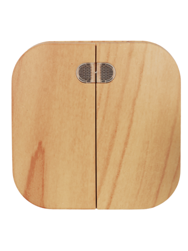 Выключатель 2-клавишный для открытой установки с индикацией ВС20-2-1-ХС 10А GLORY сосна | код EVH21-K34-10 | IEK фото 3