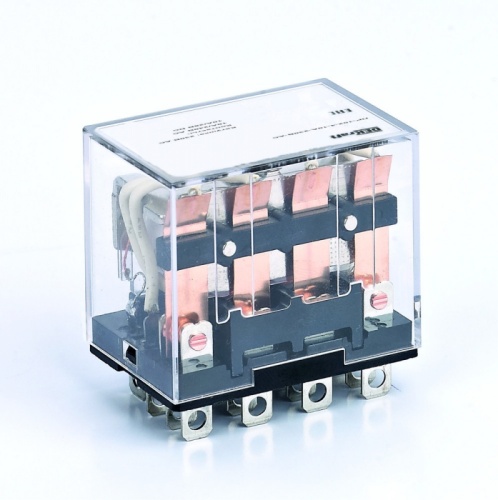 Промежуточное реле 4 конт. с LED инд. 10А 220В DC ПР-102 | код 23942DEK | DEKraft